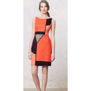 Anthropologie Tabitha Swallowtail Colorblock Mini Dress | 12